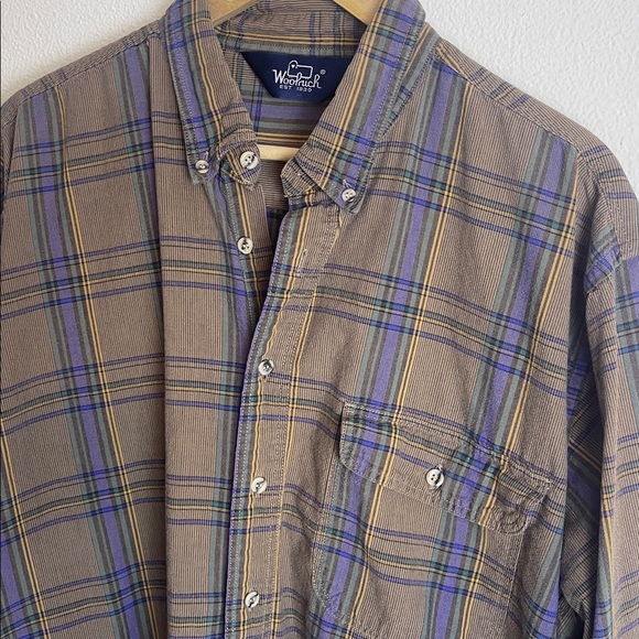 Vintage Woolrich plaid button up shirt - Picture 2 of 6